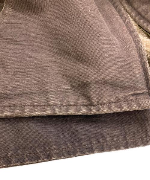 CarHartt（カーハート）CarHartt (カーハート) 裏ボアダックベスト ブラウン サイズ:XLの古着・服飾アイテム