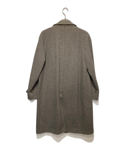 Burberry's（バーバリー）Burberry's (バーバリーズ) ツイードバルマカーンコート グレー サイズ:48の古着・服飾アイテム