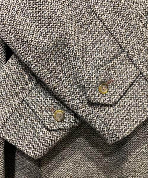 Burberry's（バーバリー）Burberry's (バーバリーズ) ツイードバルマカーンコート グレー サイズ:48の古着・服飾アイテム