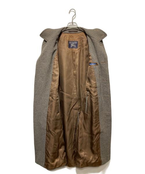 Burberry's（バーバリー）Burberry's (バーバリーズ) ツイードバルマカーンコート グレー サイズ:48の古着・服飾アイテム
