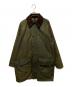Barbour（バブアー）の古着「GAMEFAIR ワックス コットン ミドルレングス コート」｜カーキ