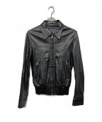 DOLCE & GABBANAドルチェ＆ガッバーナ）の古着「レザージャケット」｜ブラック