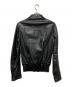 DOLCE & GABBANA (ドルチェ＆ガッバーナ) レザージャケット ブラック サイズ:44：25000円