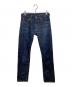 MOMOTARO JEANS（桃太郎ジーンズ）の古着「出陣タイトストレートデニムパンツ」｜インディゴ