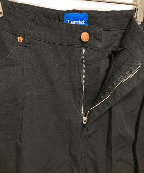 larriet（ラリエット）larriet (ラリエット) リップストップパンツ ブラック サイズ:30の古着・服飾アイテム