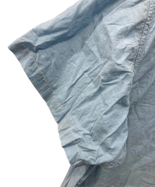 MODUCT（モダクト）MODUCT (モダクト) シャンブレーシャツ ブルー サイズ:Lの古着・服飾アイテム