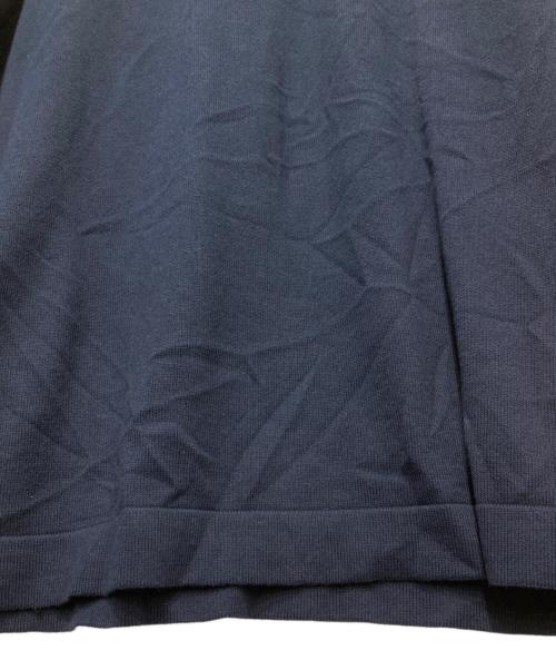 GRAN SASSO（グランサッソ）GRAN SASSO (グランサッソ) 半袖ニット ネイビー サイズ:48の古着・服飾アイテム