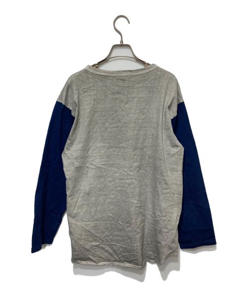 NIGEL CABOURN（ナイジェルケーボン）NIGEL CABOURN (ナイジェルケーボン) 7.8oz BASEBALL SHIRT グレー サイズ:46の古着・服飾アイテム