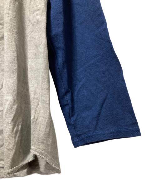 NIGEL CABOURN（ナイジェルケーボン）NIGEL CABOURN (ナイジェルケーボン) 7.8oz BASEBALL SHIRT グレー サイズ:46の古着・服飾アイテム