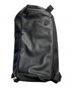 BROSKI and SUPPLYブロスキーアンドサプライ）の古着「防水本革バックパック」｜ブラック