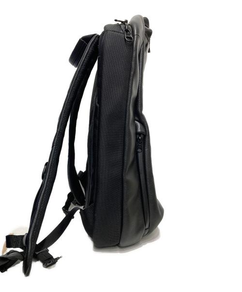 BROSKI and SUPPLY（ブロスキーアンドサプライ）BROSKI and SUPPLY (ブロスキーアンドサプライ) 防水本革バックパック ブラックの古着・服飾アイテム