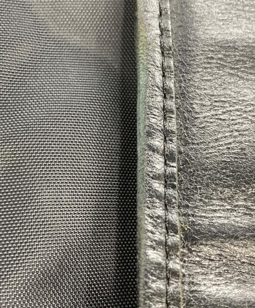 DAKOTA BLACK LABEL（ダコタブラックレーベル）DAKOTA BLACK LABEL (ダコタブラックレーベル) レザービジネスリュック ブラックの古着・服飾アイテム