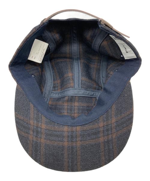 WTAPS（ダブルタップス）WTAPS (ダブルタップス) ウールツイードキャップ ネイビー サイズ:X00の古着・服飾アイテム