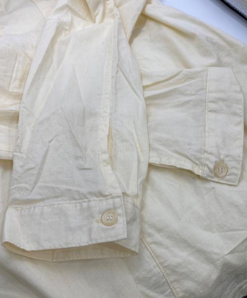 CELINE（セリーヌ）CELINE (セリーヌ) ロゴ刺繍プルオーバーシャツ イエロー サイズ:Mの古着・服飾アイテム