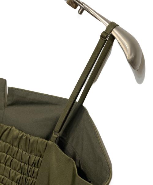 JUSGLITTY（ジャスグリッティー）JUSGLITTY (ジャスグリッティー) トレンチビスチェワンピース カーキ サイズ:2の古着・服飾アイテム
