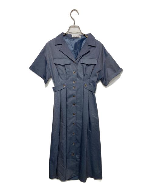 REDYAZEL（レディアゼル）REDYAZEL (レディアゼル) テーラーフレアワンピース ネイビー サイズ:Fの古着・服飾アイテム