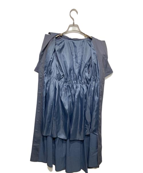 REDYAZEL（レディアゼル）REDYAZEL (レディアゼル) テーラーフレアワンピース ネイビー サイズ:Fの古着・服飾アイテム