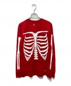 SUPREME×Hanesシュプリーム×ヘインズ）の古着「Bones Thermal Crew」｜レッド