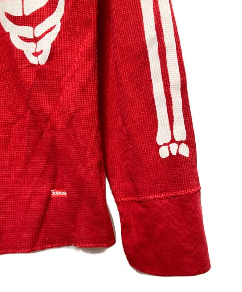 SUPREME（シュプリーム）Supreme (シュプリーム) Hanes (ヘインズ) Bones Thermal Crew レッド サイズ:Lの古着・服飾アイテム