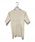 MUSE de Deuxieme Classeミューズ ドゥーズィエム クラス）の古着「Diner B RIB Tシャツ」｜ベージュ