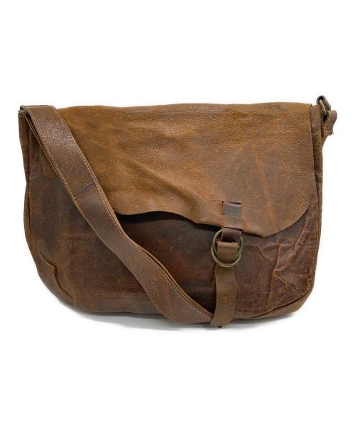 arts&crafts（アーツアンドクラフツ）arts&crafts (アーツアンドクラフツ) レザーショルダーバッグ ブラウンの古着・服飾アイテム