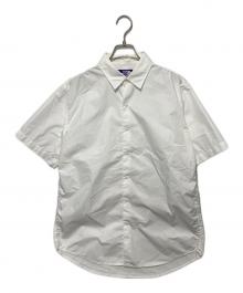 THE NORTHFACE PURPLELABEL（ザ・ノースフェイス パープルレーベル）の古着「タイプライタースナップボタンシャツ」｜ホワイト