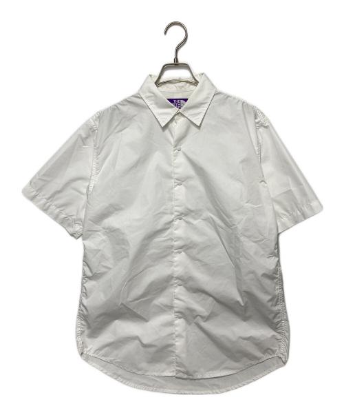THE NORTHFACE PURPLELABEL（ザ・ノースフェイス パープルレーベル）THE NORTHFACE PURPLELABEL (ザ・ノースフェイス パープルレーベル) タイプライタースナップボタンシャツ ホワイト サイズ:Ｍの古着・服飾アイテム