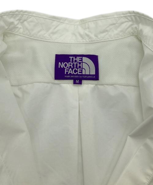 THE NORTHFACE PURPLELABEL（ザ・ノースフェイス パープルレーベル）THE NORTHFACE PURPLELABEL (ザ・ノースフェイス パープルレーベル) タイプライタースナップボタンシャツ ホワイト サイズ:Ｍの古着・服飾アイテム