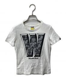 A BATHING APE（アベイシングエイプ）の古着「プリントTシャツ」｜ホワイト