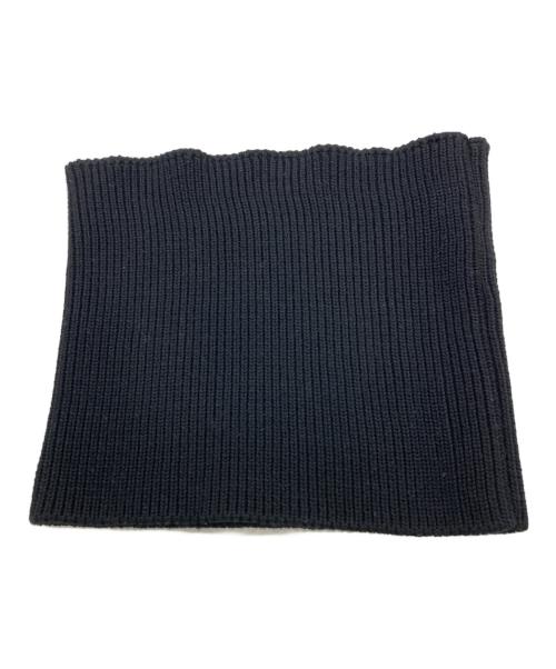 BATONER（バトナ―）BATONER (バトナ―) シグネチャーニット ネックウォーマー ブラックの古着・服飾アイテム