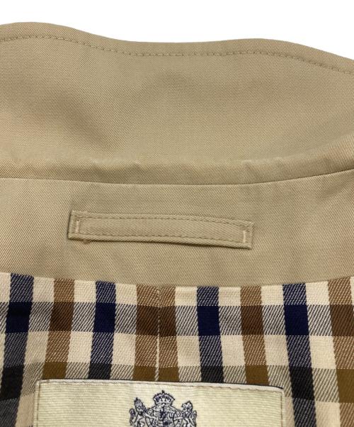 Aquascutum（アクアスキュータム）Aquascutum (アクアスキュータム) ステンカラーコート ベージュ サイズ:-の古着・服飾アイテム