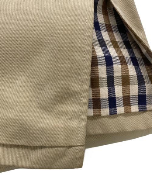 Aquascutum（アクアスキュータム）Aquascutum (アクアスキュータム) ステンカラーコート ベージュ サイズ:-の古着・服飾アイテム