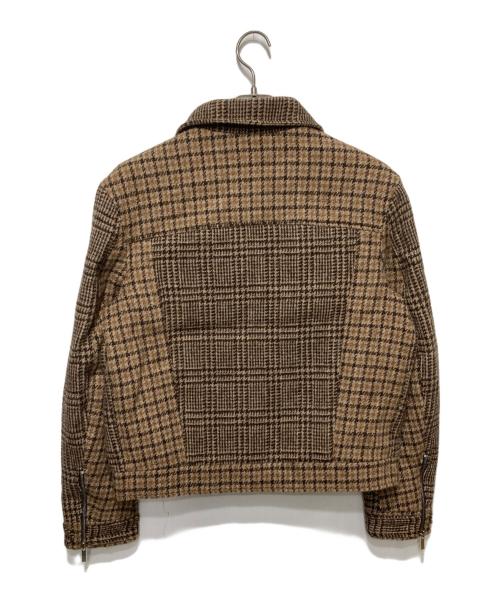 Bethany Williams（ベサニー ・ウィリアムズ）Bethany Williams (ベサニー ・ウィリアムズ) ジャケット ブラウン サイズ:Lの古着・服飾アイテム