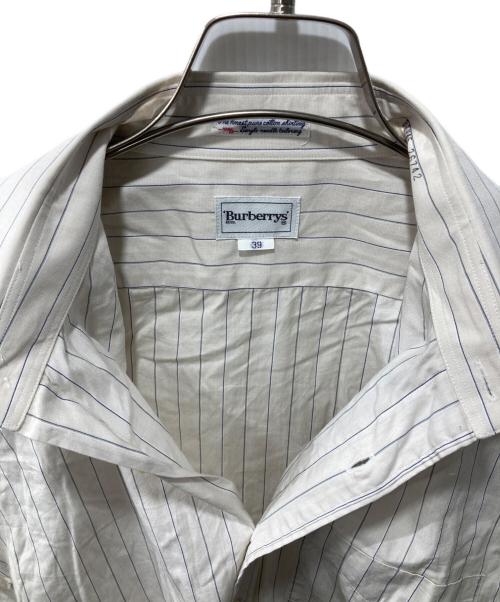 Burberry's（バーバリー）Burberry's (バーバリー) 半袖シャツ アイボリー サイズ:39の古着・服飾アイテム