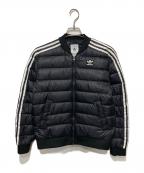 adidasアディダス）の古着「SUPERSTAR 3LINE QUILTING DOWN JACKET」｜ブラック