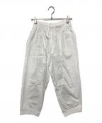KAGUREカグレ）の古着「コットンクロップドパンツ」｜ホワイト