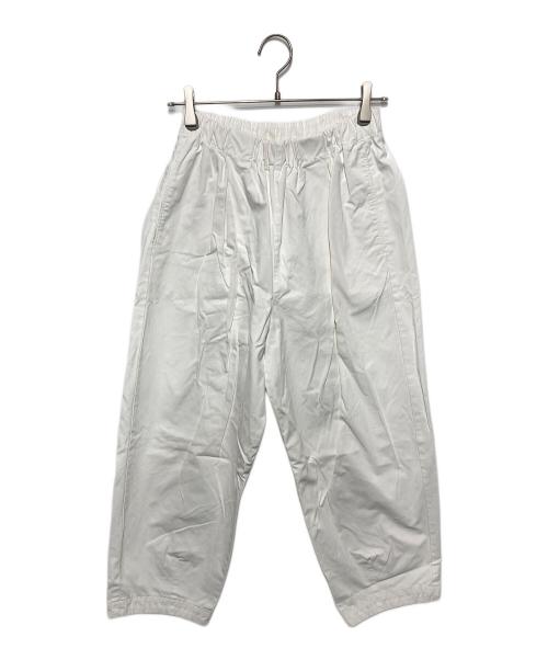 KAGURE（カグレ）kagure (カグレ) コットンクロップドパンツ ホワイト サイズ:freeの古着・服飾アイテム