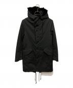 Roen×SEMANTIC DESIGNロエン×セマンティックデザイン）の古着「ラビットファーモッズコート」｜ブラック