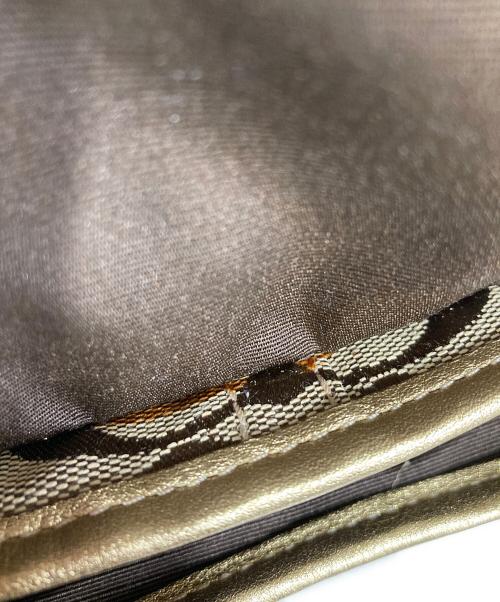 COACH（コーチ）COACH (コーチ) ターンロックシグネチャーショルダーバッグ ブラウンの古着・服飾アイテム