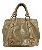 MIU MIUミュウミュウ）の古着「2WAYバッグ」｜ブラウン