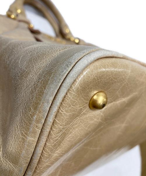 MIU MIU（ミュウミュウ）MIU MIU (ミュウミュウ) 2WAYバッグ ブラウンの古着・服飾アイテム