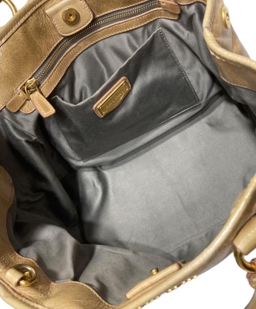 MIU MIU（ミュウミュウ）MIU MIU (ミュウミュウ) 2WAYバッグ ブラウンの古着・服飾アイテム