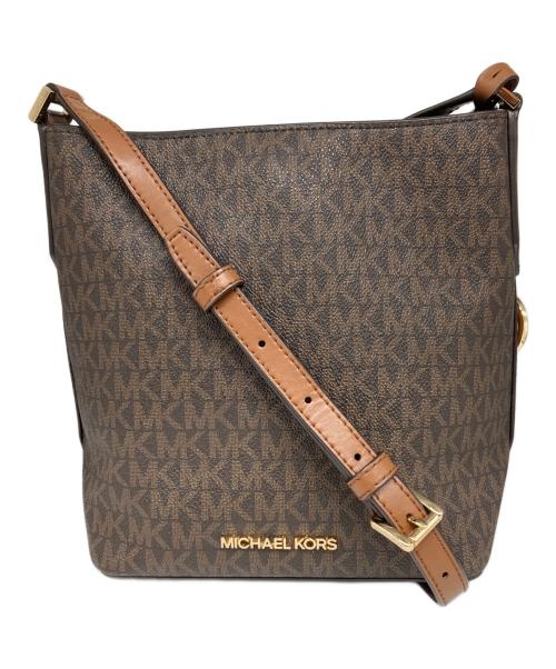 MICHAEL KORS（マイケル・コース）MICHAEL KORS (マイケル・コース) ショルダーバッグ ブラウンの古着・服飾アイテム