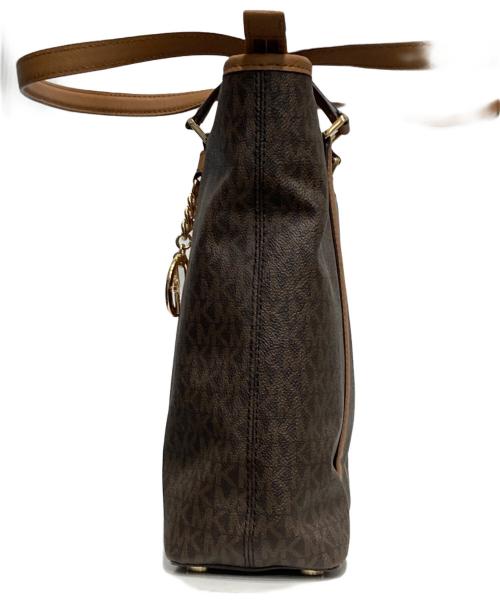 MICHAEL KORS（マイケル・コース）MICHAEL KORS (マイケル・コース) トートバッグ ブラウンの古着・服飾アイテム