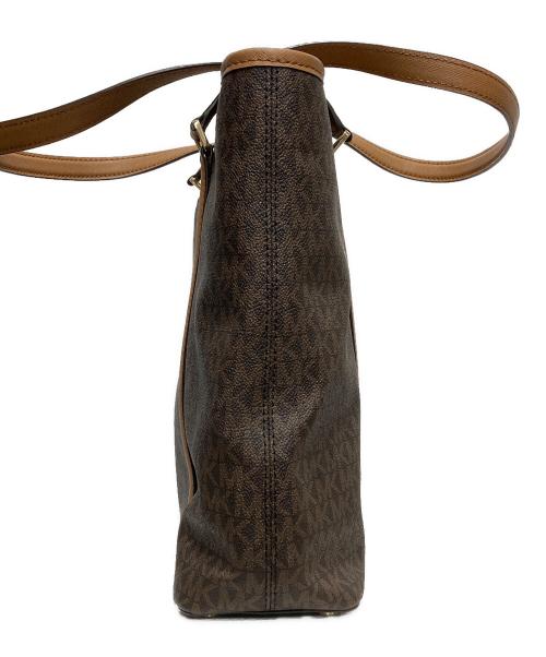 MICHAEL KORS（マイケル・コース）MICHAEL KORS (マイケル・コース) トートバッグ ブラウンの古着・服飾アイテム