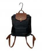 LONGCHAMPロンシャン）の古着「ル プリアージュ オリジナル リュックサック」｜ブラウン×ブラック