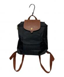 LONGCHAMP（ロンシャン）の古着「ル プリアージュ オリジナル リュックサック」｜ブラウン×ブラック