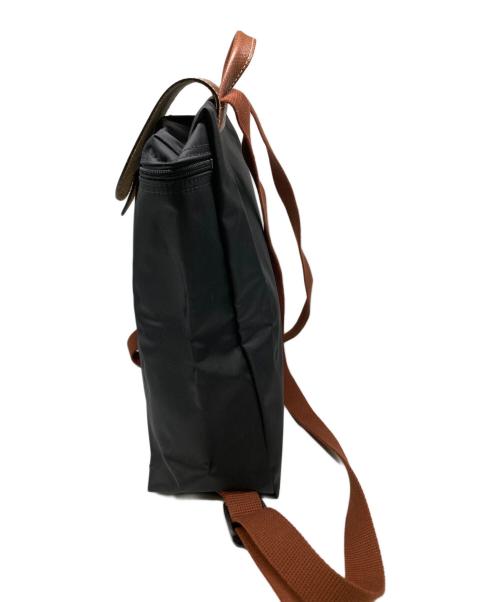 LONGCHAMP（ロンシャン）LONGCHAMP (ロンシャン) ル プリアージュ オリジナル リュックサック ブラウン×ブラックの古着・服飾アイテム