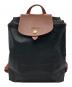 LONGCHAMP（ロンシャン）の古着「ル プリアージュ オリジナル リュックサック」｜ブラウン×ブラック