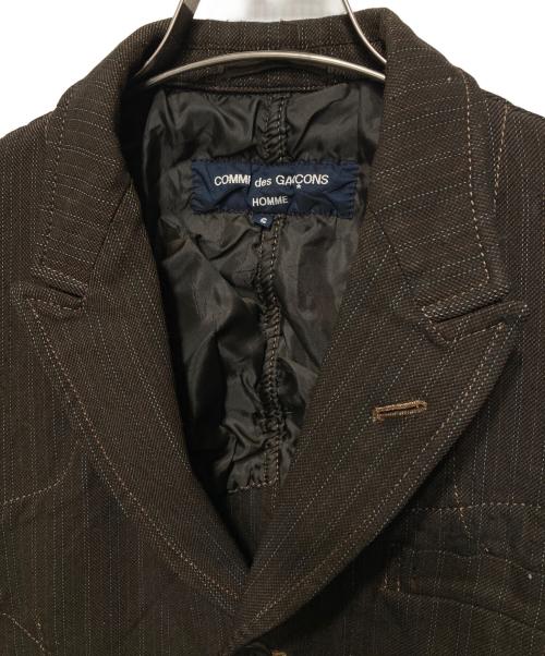 COMME des GARCONS HOMME（コムデギャルソン オム）COMME des GARCONS HOMME (コムデギャルソン オム) ジャケット ブラウン サイズ:Sの古着・服飾アイテム